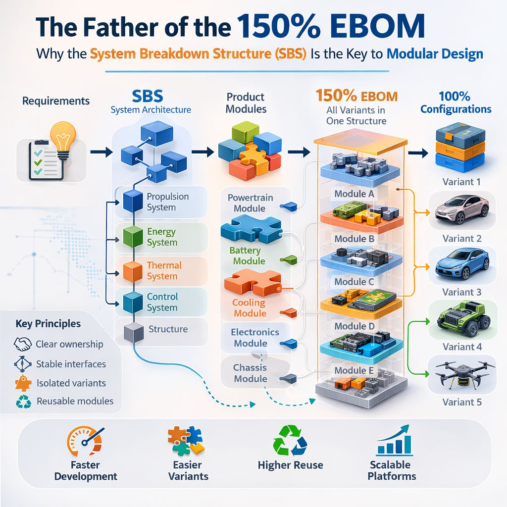 The Father of the 150% EBOM: Why the SBS is the key to modular design