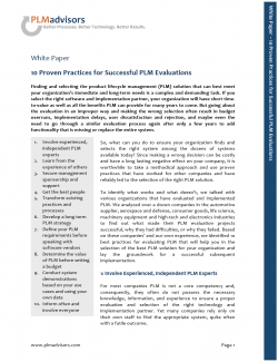 PLM Evaluation White Paper Thumbnail